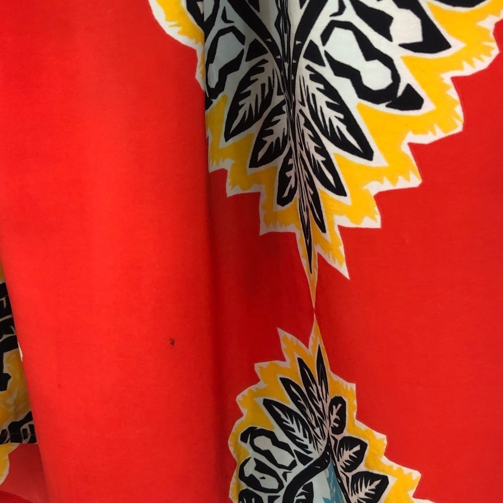 GLAM Orange Ruffle Dress - Picture 4 of 5